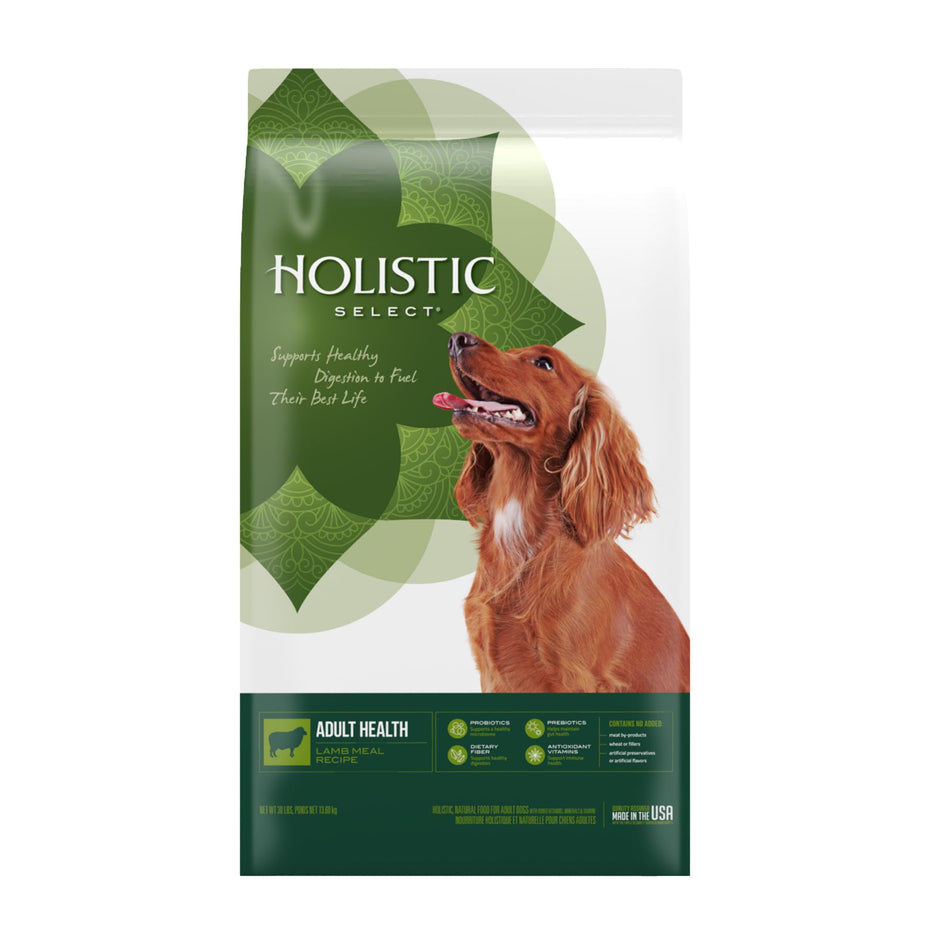 Holistic Select Natural Dry Dog Food, Lamb Meal Recipe
