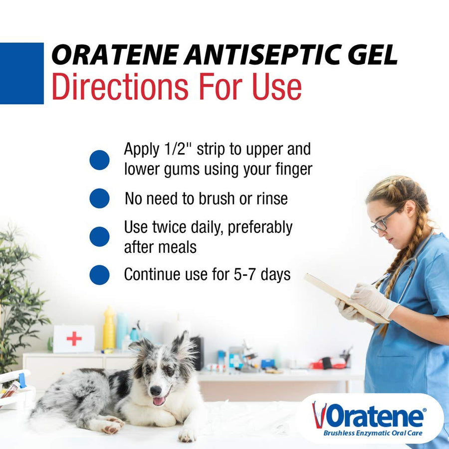Oratene Brushless Oral Gel for Dogs and Cats