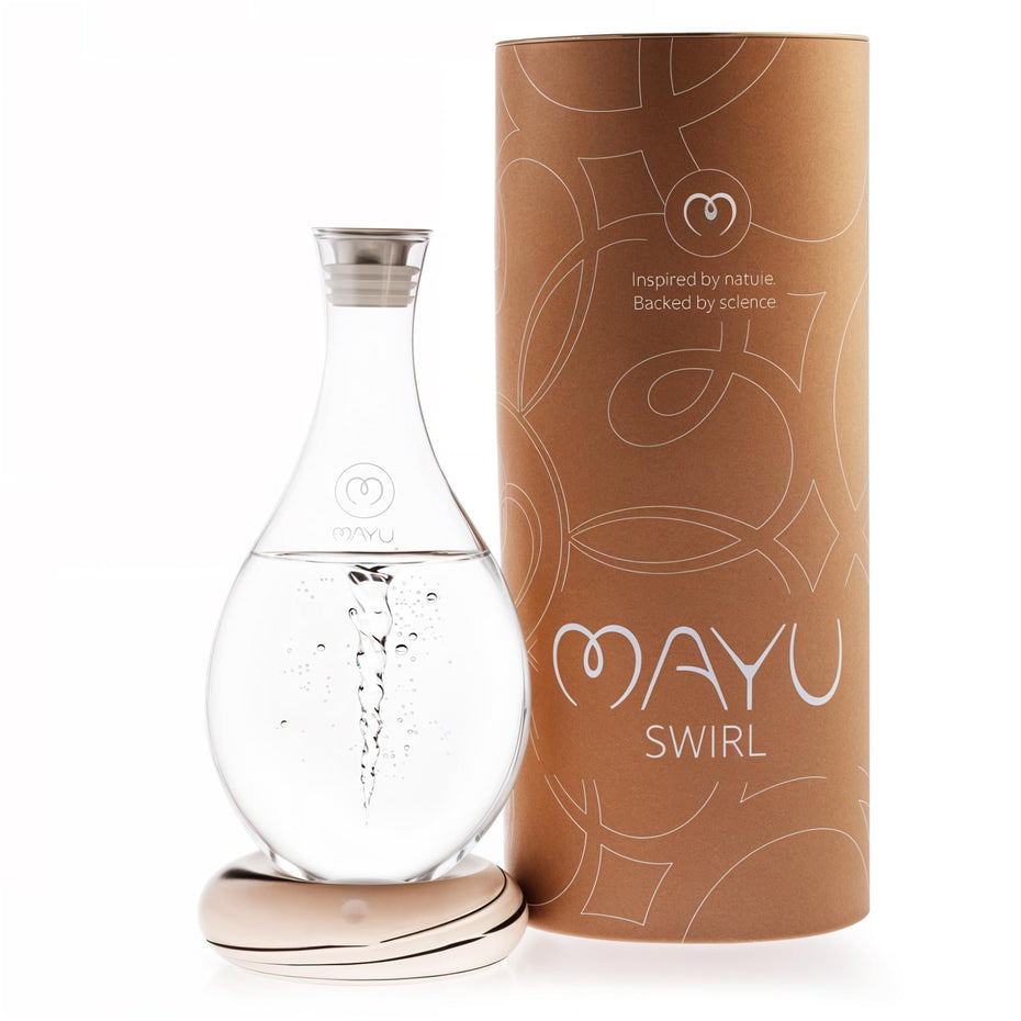 MAYU Swirl Structured Water Carafe