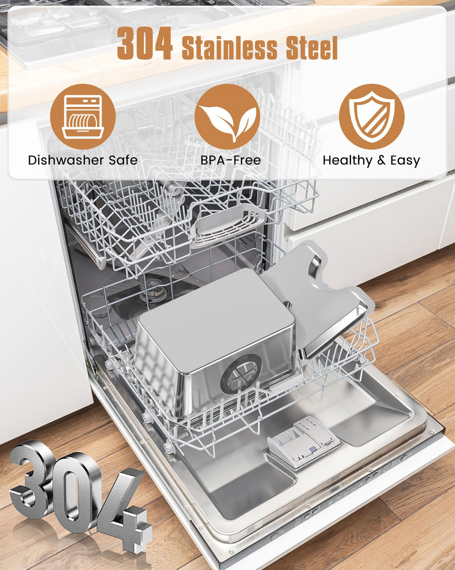 Water Fountain Stainless Steel for Large Dogs